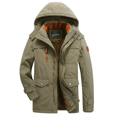 Élégant manteau d'hiver matelassé
