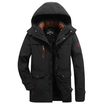 Élégant manteau d'hiver matelassé