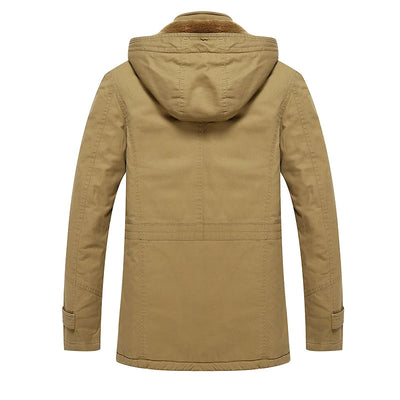 Élégant manteau d'hiver matelassé en coton