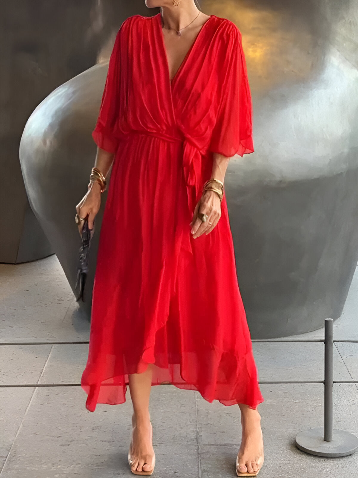 Cloé | Robe à décolleté en V