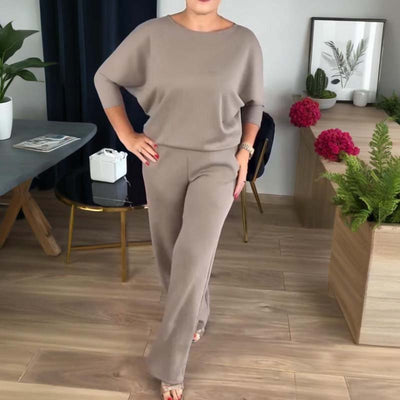 ⏳Offre temporaire⏰Élégant ensemble de 3 pièces composé d'un long gilet, d'un top et d'un pantalon💞