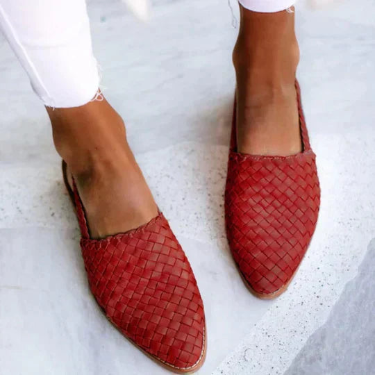 Lyn | Sandales Plates Artisanales™