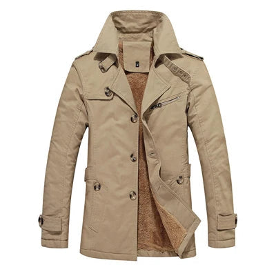 Élégant Trench-Coat Matelassé